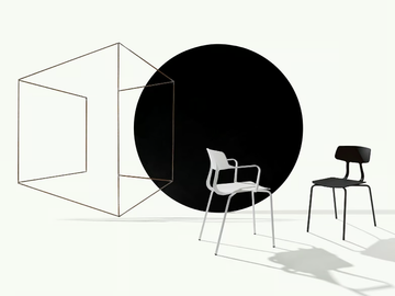 SNAP 1100 - Polypropylene chair open back by Et al. - view 3